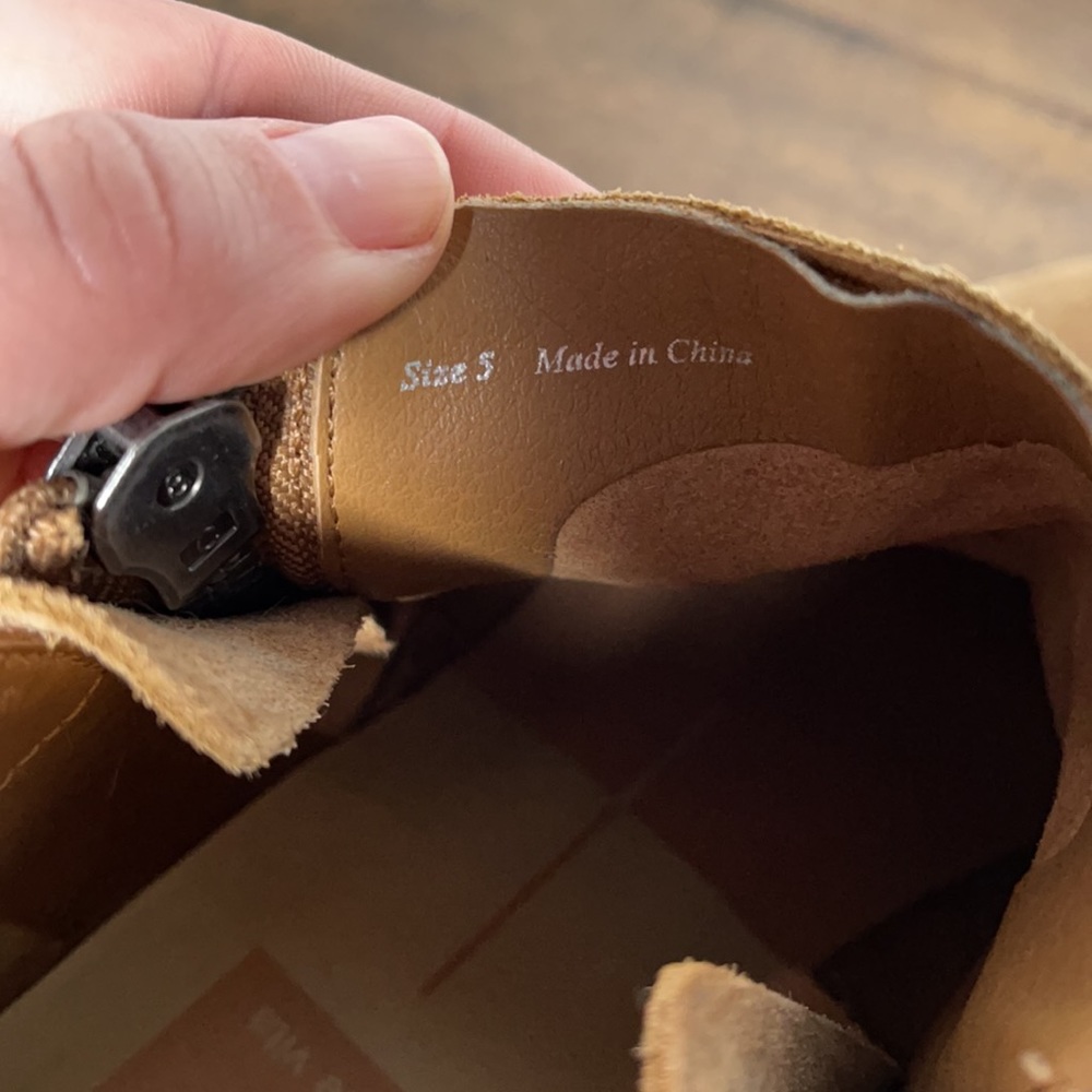 Dolce Vita Tan Suede Leather Booties - Picture 10 of 12